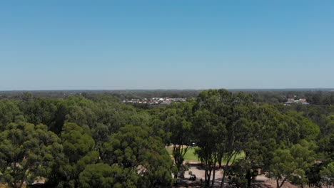 Skyline-In-Forestfield,-Australien