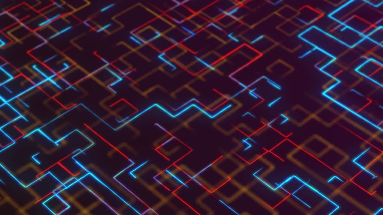 4K Abstract Technology/Science connections background