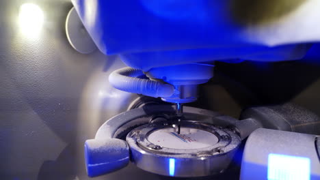 modern dental medical technologies. laboratory milling cutter for dental work