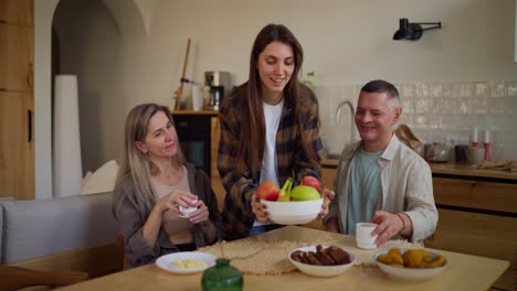 hora de las comidas en familia