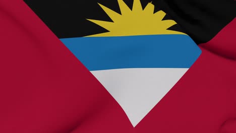 flag antigua and barbuda patriotism national freedom, seamless loop