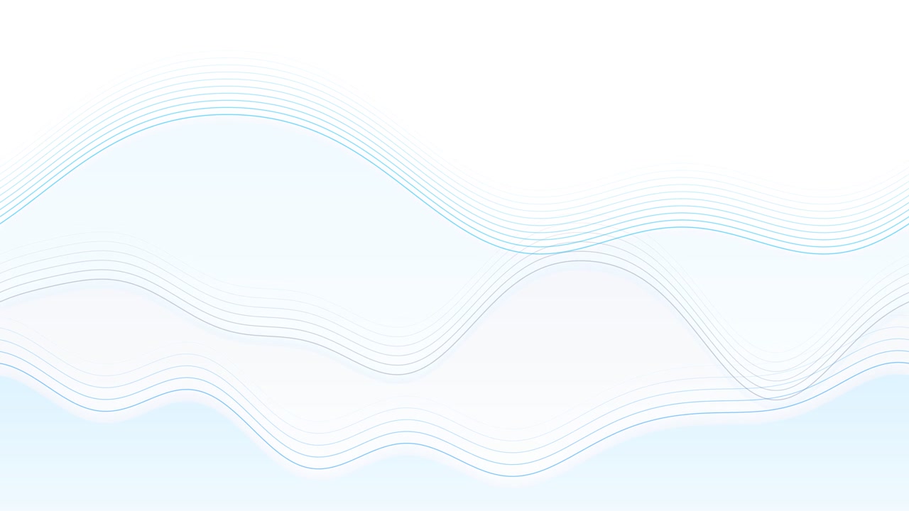Abstract Background with Flowing Blue Lines and Soft Waves