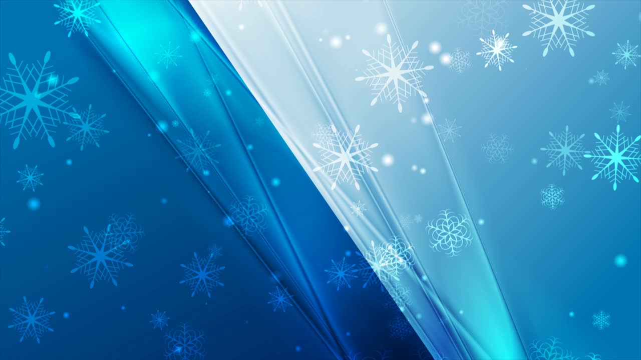 밝은 파란색 추상 크리스마스 겨울 모션 배경