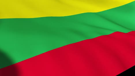 lithuania flag isolated