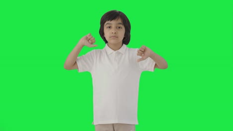 Disappointed-Indian-boy-showing-thumbs-down-Green-screen