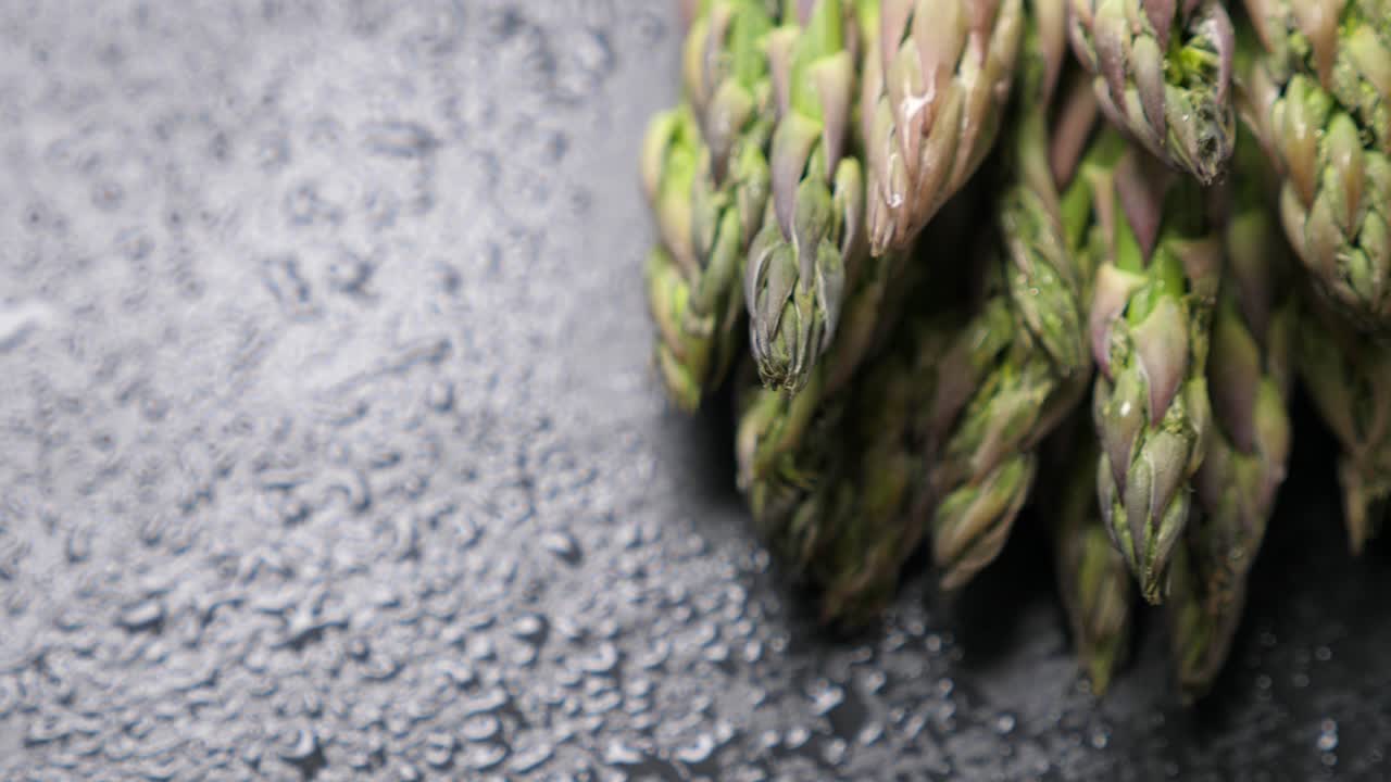 신선한 녹색 아스파라거스