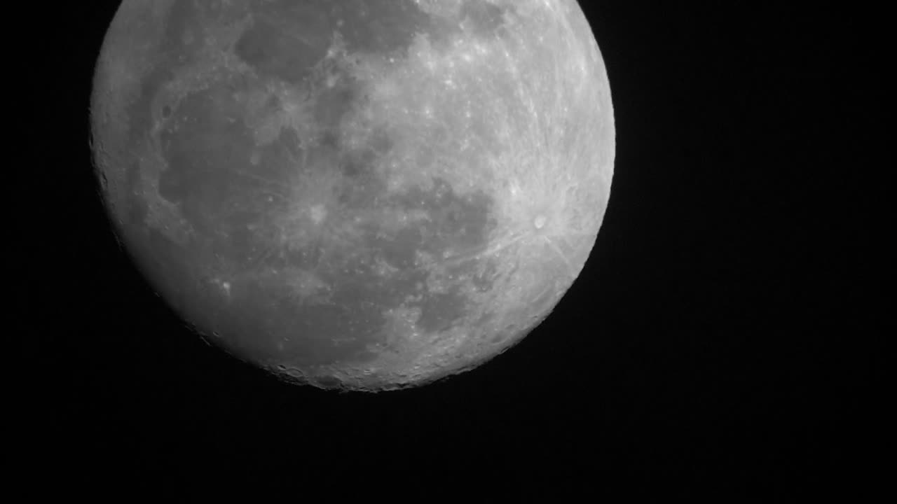 Vista de perto da Lua