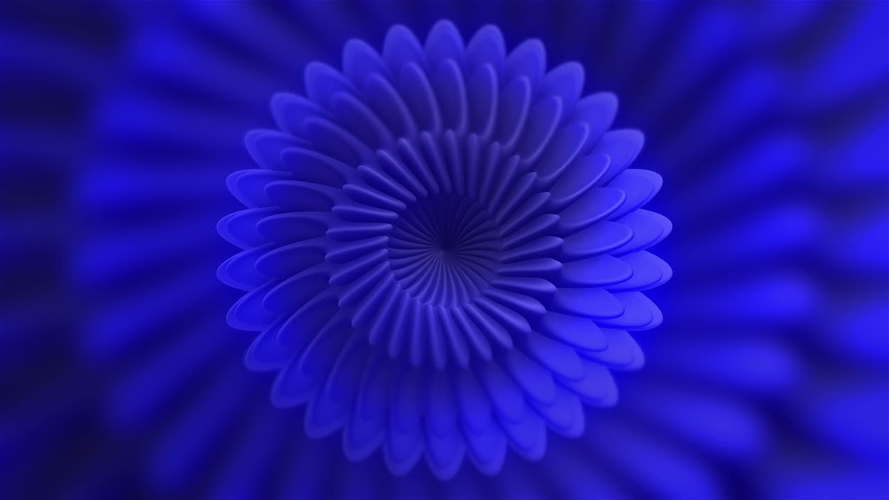 Blue Abstract Spiral Pattern Background