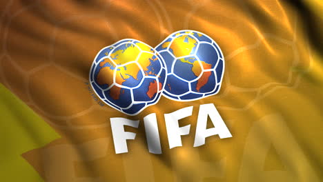 fifa logo on a textured background