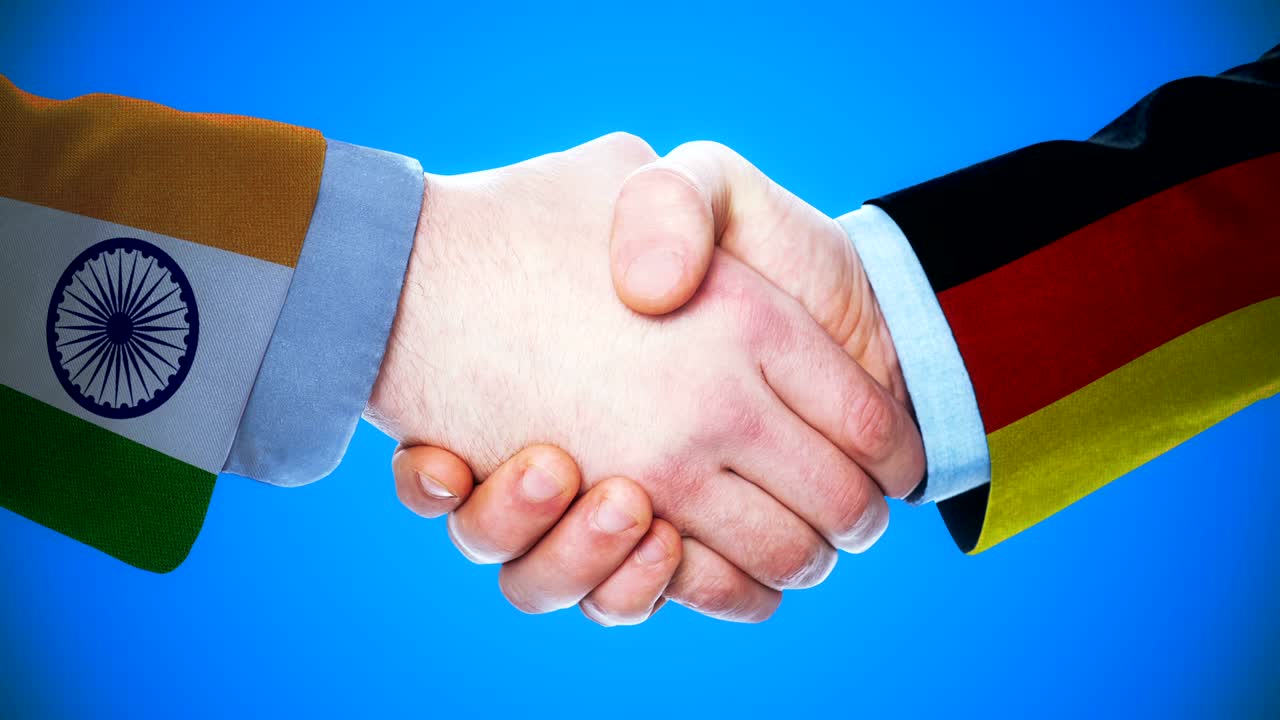 - 독일 손잡이 개념 애니메이션 국가와 정치에 대한 매트 채널과 인도