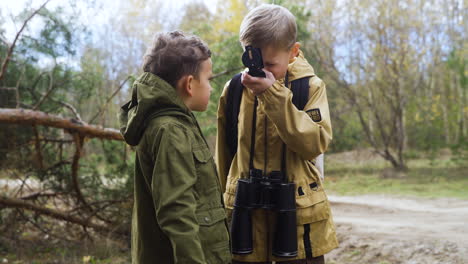 kids in the nature