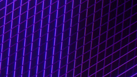 geometric lines grid with blue neon color