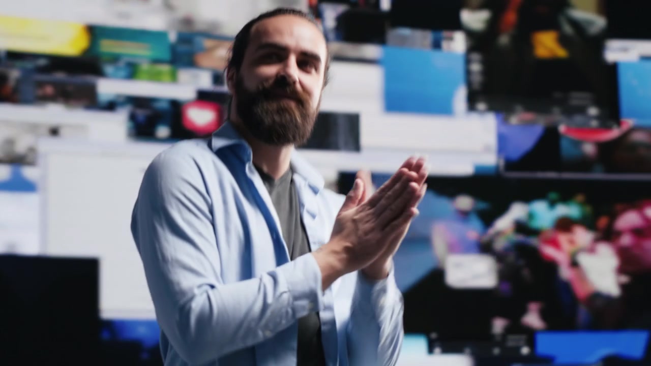 L'utente determinato studia il design dell'interfaccia dei social media