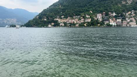italy lake como overcast cloudy day italian lombardy