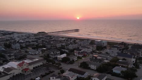 sunrise pullout at wrightsville beach nc, north carolina