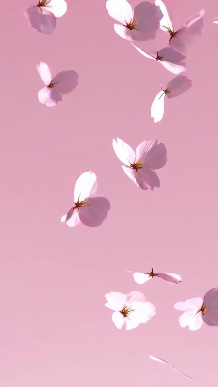 Delicate Pink Cherry Blossom Petals