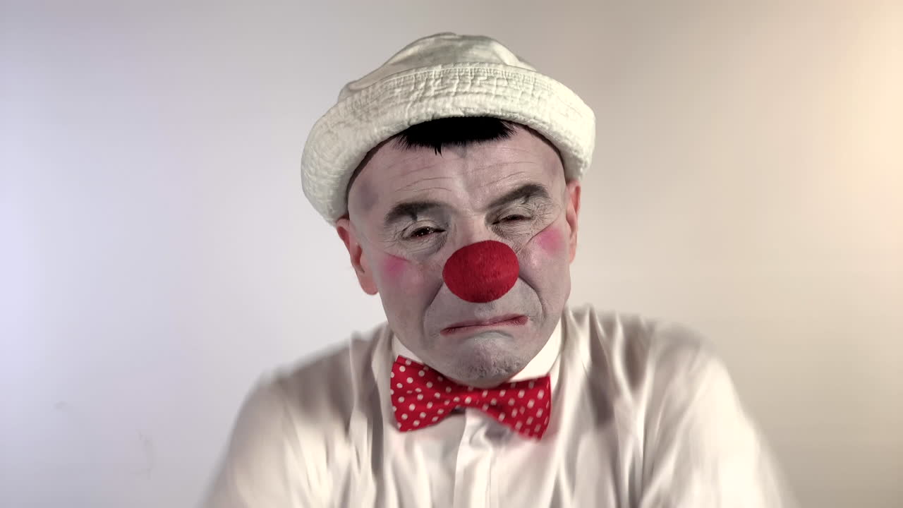 payaso emoji - cara de llanto en voz alta