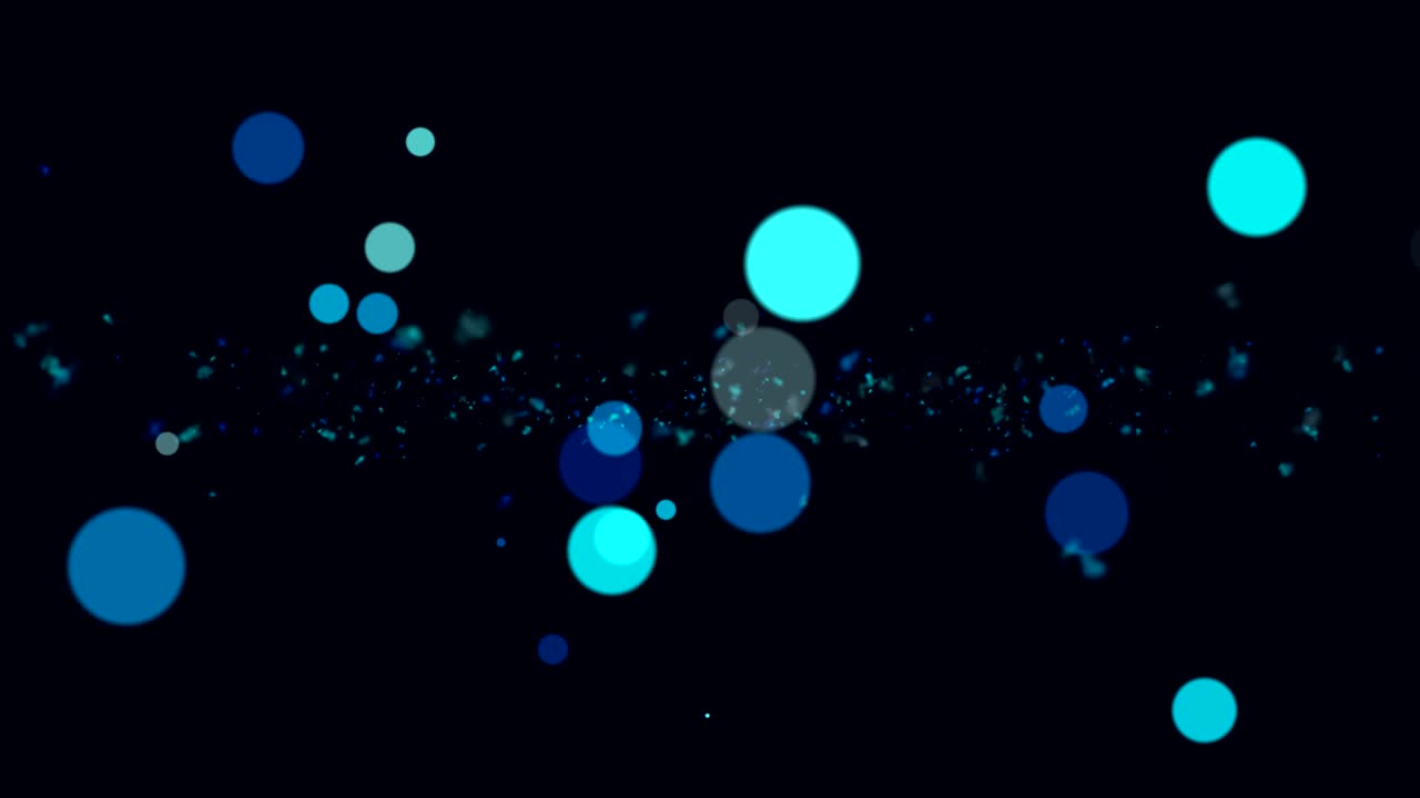 점과 함께 추상적인 배경 애니메이션