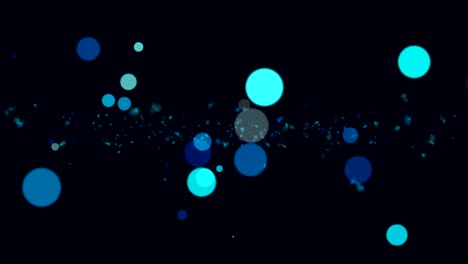 abstract background animation with dots