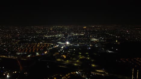 Lighting-Cityscape-of-Puebla-City-at-night-in-Mexico