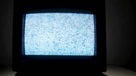 old analog tv with static as a picture