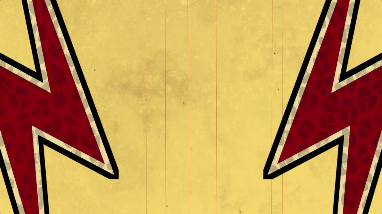 노란색  ⁇ 스터 텍스처에  ⁇ 은 번개