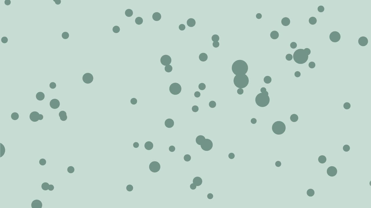 Abstract Pastel Green and Blue Circle Pattern Background