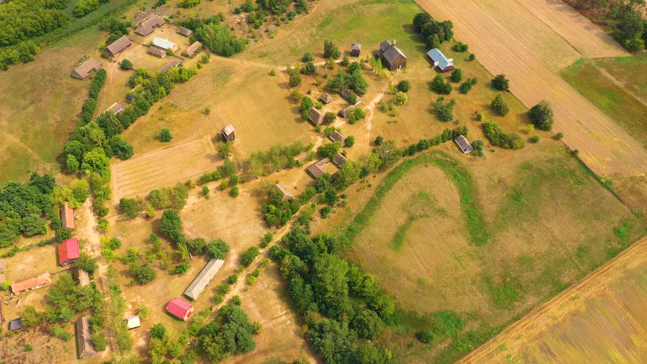 maurzyce 목조 건축 유산 공원, 야외 박물관의 골동품 건물