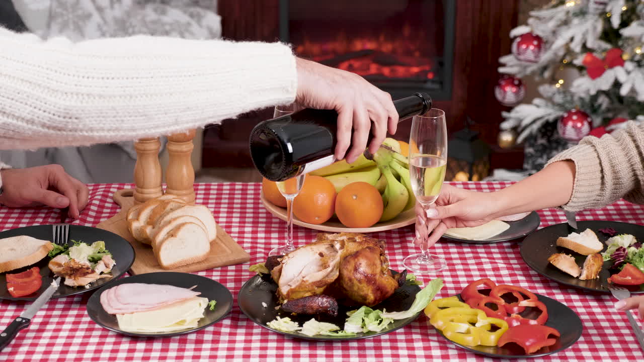 Festive Christmas Dinner with Family