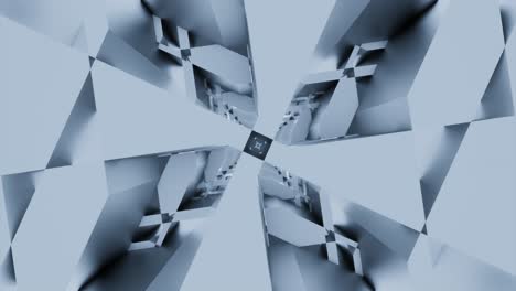 abstract geometric pattern in 3d