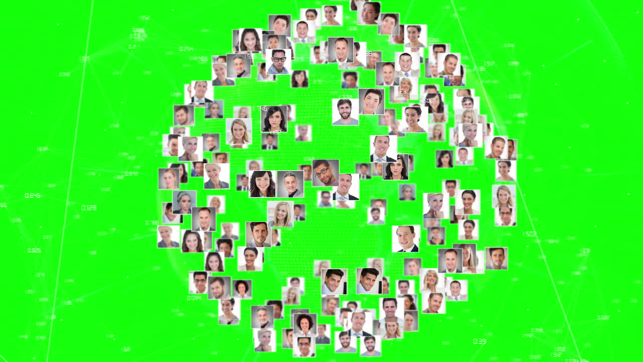 디지털 그래픽 애니메이션 그린 스크린