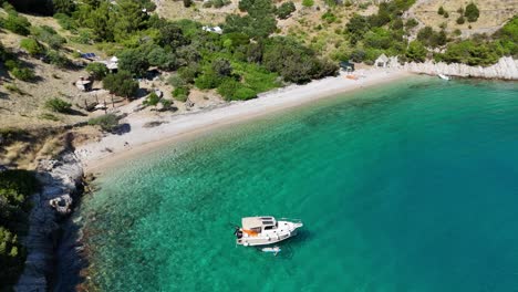 aerial drone view of boats ships cruise sail sailing croatia adriatic sea yachts