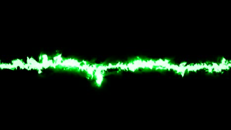 abstract green waveform.