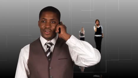 Isolated-business-people-on-phone.-Concept-of-communication
