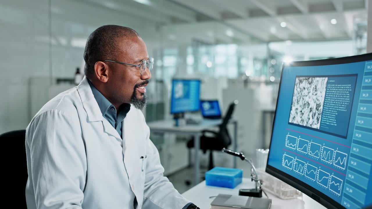 Scientist in a lab conducting research