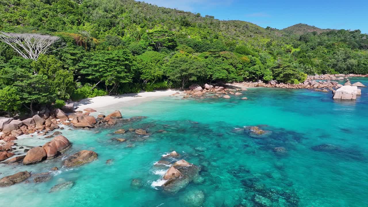 Anse Lazio op het eiland Praslin in Victoria Seychellen