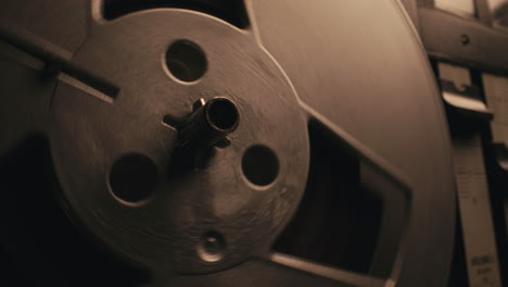 a vintage tape recorder on the table