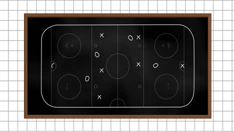 Animation-Der-Sportspielstrategie-Auf-Weißem-Kariertem-Papierhintergrund