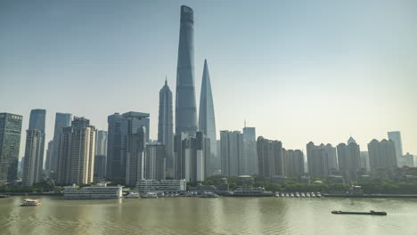 timelapse of the amazing shanghai city skyline