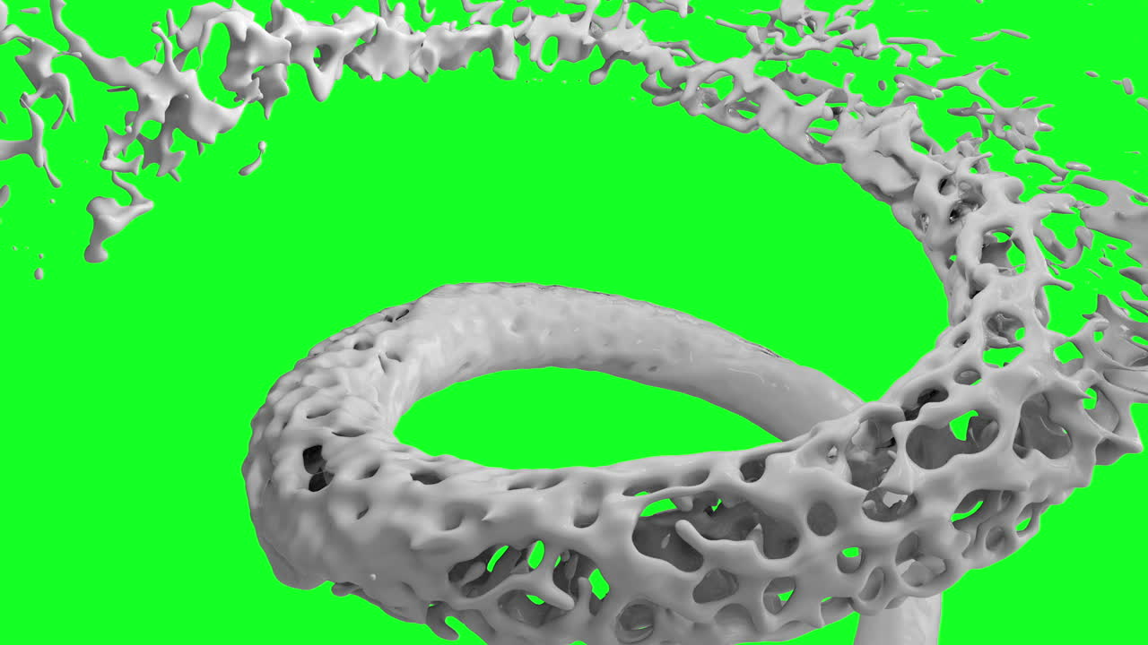 зеленый экран белый вихрь жидкости