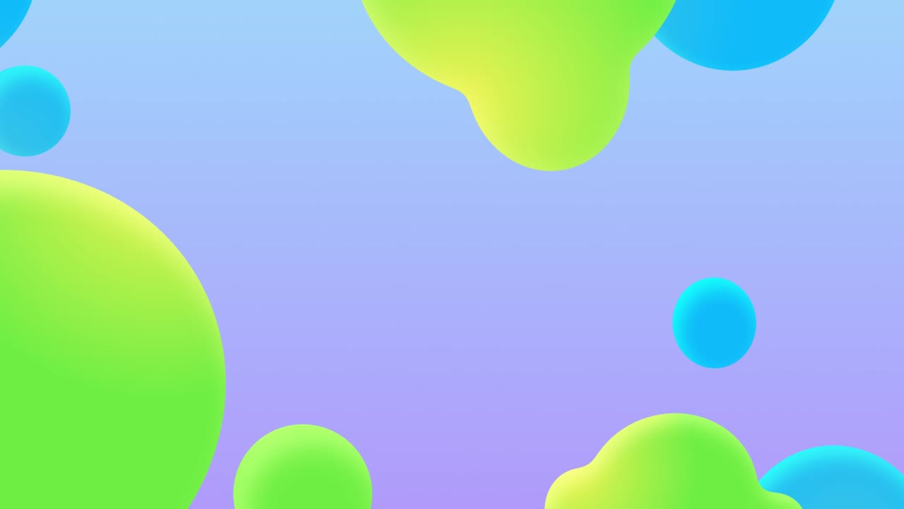 Animation of a futuristic multicolored liquid. Gradients of the aqueous liquid background