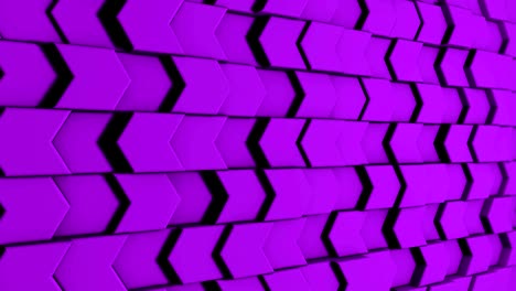 3d animation of stylish stone arrows wall. looped
