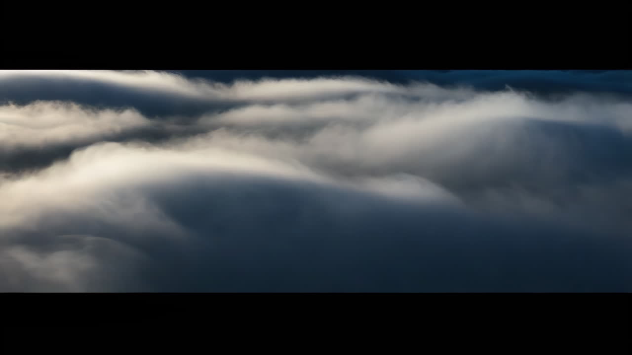 amanecer o atardecer a través de las nubes