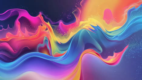 vibrant abstract fluid art background