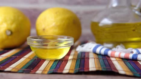 lemons and olive oil