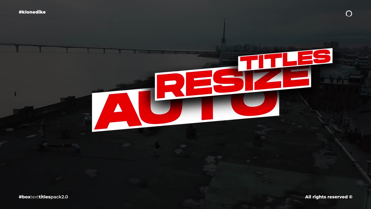 Ukázka balíčku dynamických moderních animací textových titulků