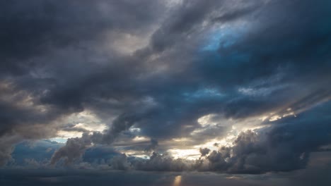 amazing cloudy sunrise time lapse