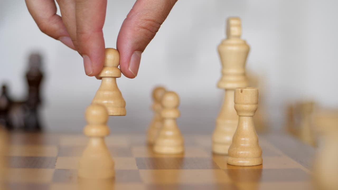 유리 체스 조각