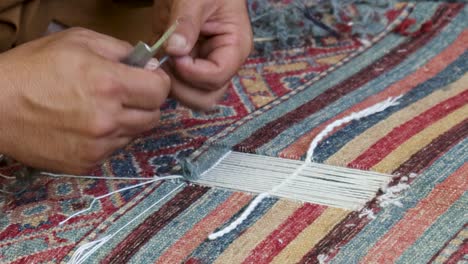 swinging the aged charm of old rugs