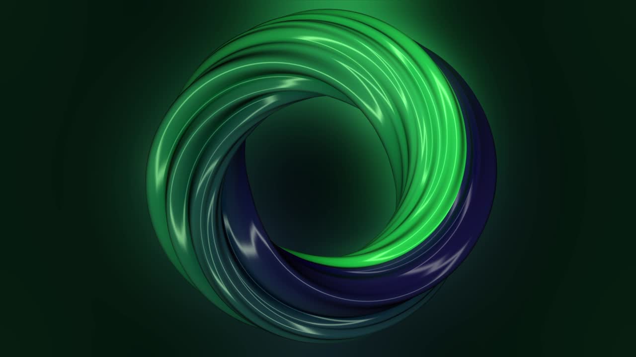 3d formas abstractas mínimas continuamente en bucle de una manera sin costuras. animación centrada con fondo. reflexiones sutiles y movimiento hipnótico